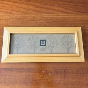 Vintage Jennifer Moore Lynwood Collection Wood 10”x3.5 Panoramic Panorama Frame
